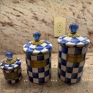 Small medium and large canisters